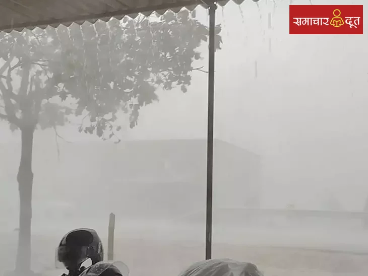 बिलासपुर में बिजली गिरने से 3 लोगों की मौत:रायपुर-दुर्ग समेत 29 जिलों आज आंधी-बारिश का अलर्ट, 60 किमी रफ्तार से चलेंगी हवाएं