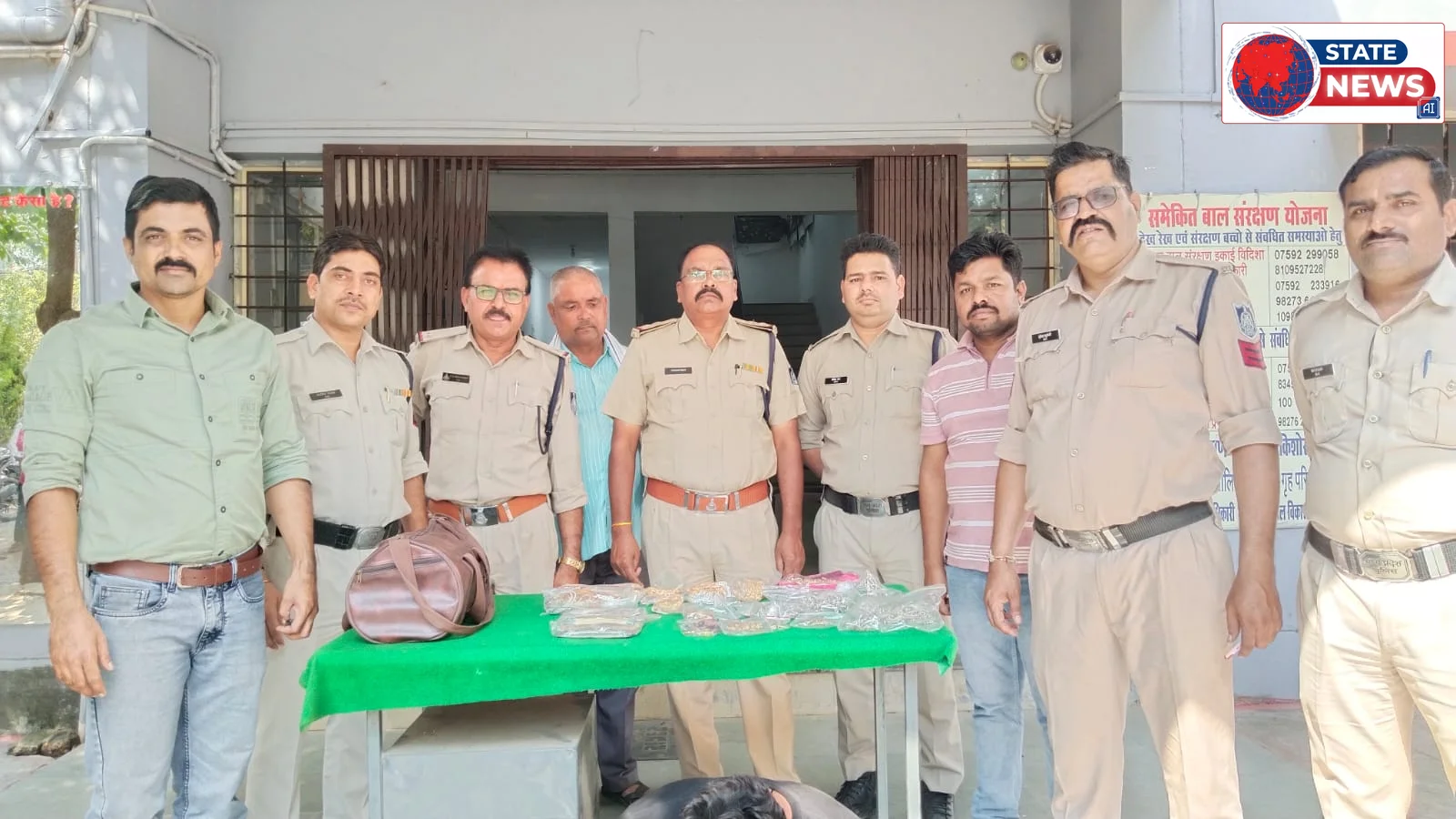 शहर पुलिस ने ड्रीमसिटी कॉलोनी की नकबजनी का किया खुलासा