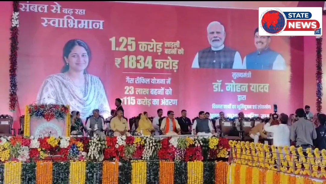 मुख्यमंत्री डॉ मोहन यादव ने उमरिया में किया 41वीं लाड़ली बहना योजना की किस्त का वितरण