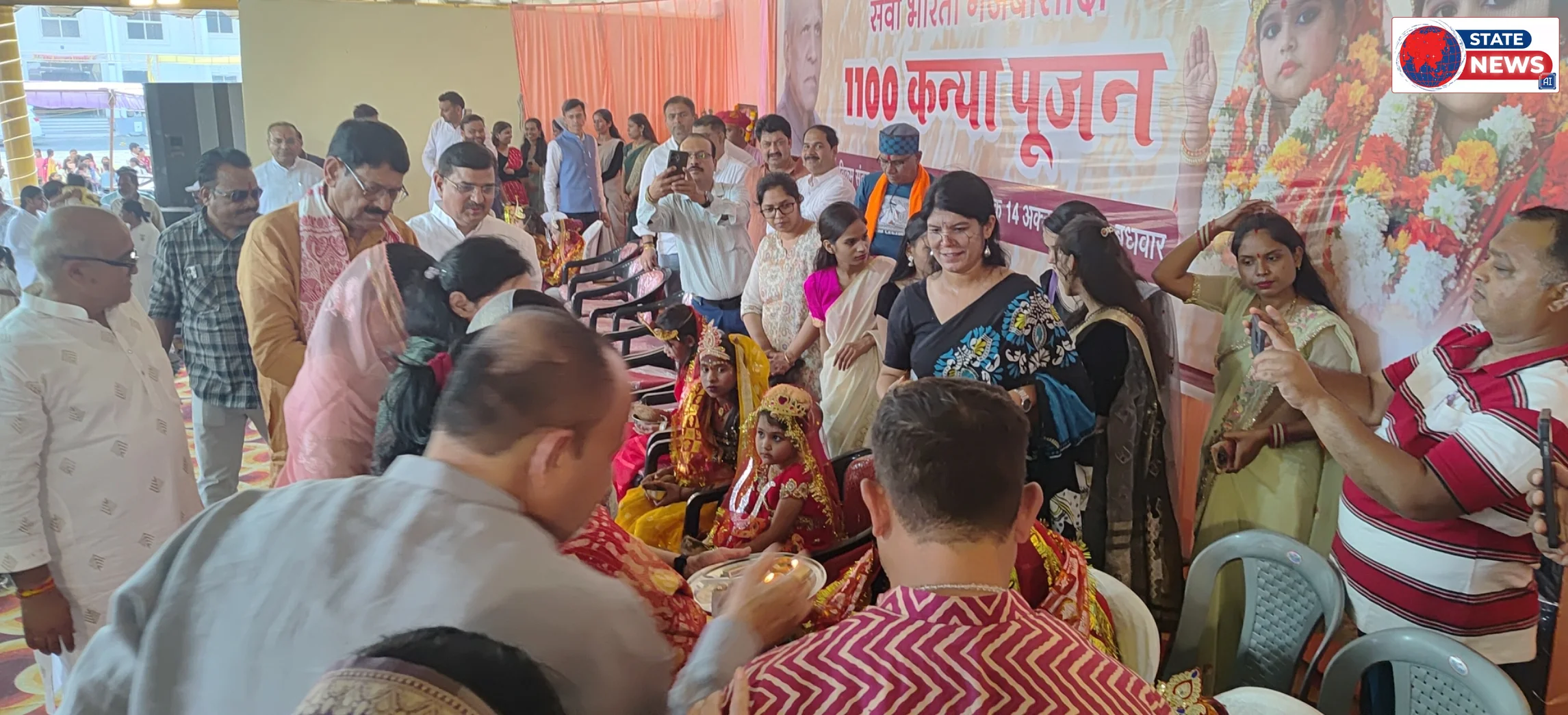 मंत्री निर्मला भूरिया ने किया नवदुर्गा स्वरूप कन्याओं का पूजन*