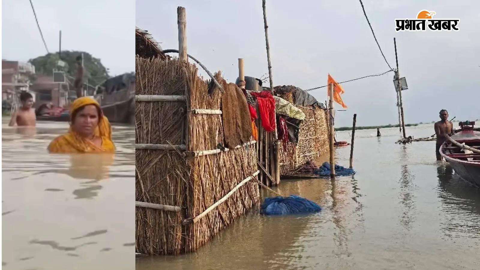 सारण में टूटा बांध: सड़कें बनीं नदी, दो लाख लोग बाढ़ से बेहाल