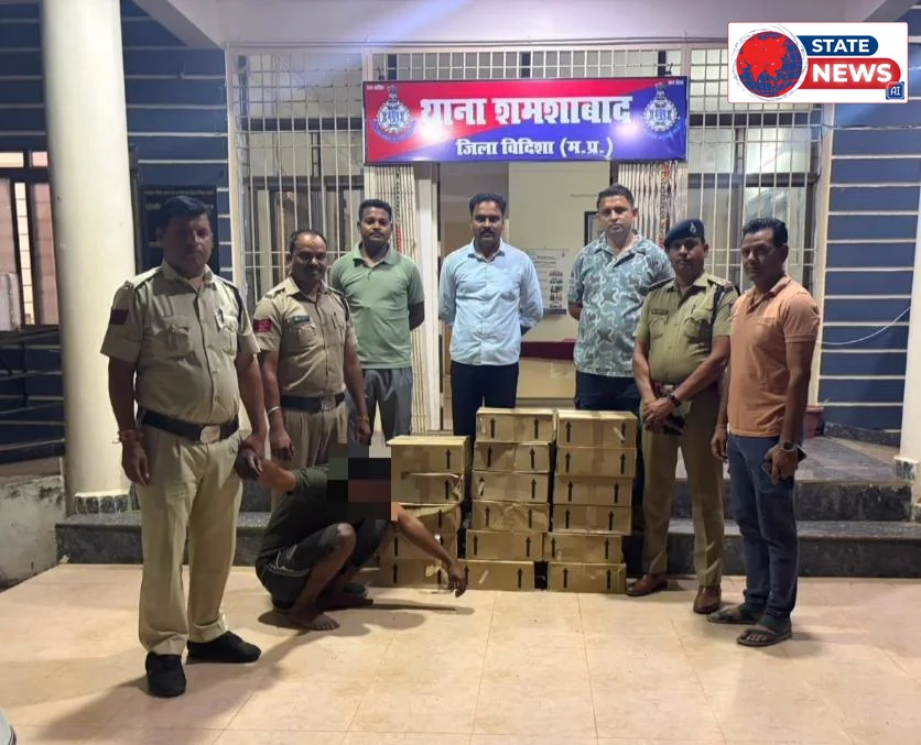 शराब तस्कस्करी पर पुलिस का ‘सर्जिकल स्ट्राइक’: 17 पेटी शराब के साथ कार जब्त, 7 लाख का माल पकड़ा; आरोपी गिरफ्तार