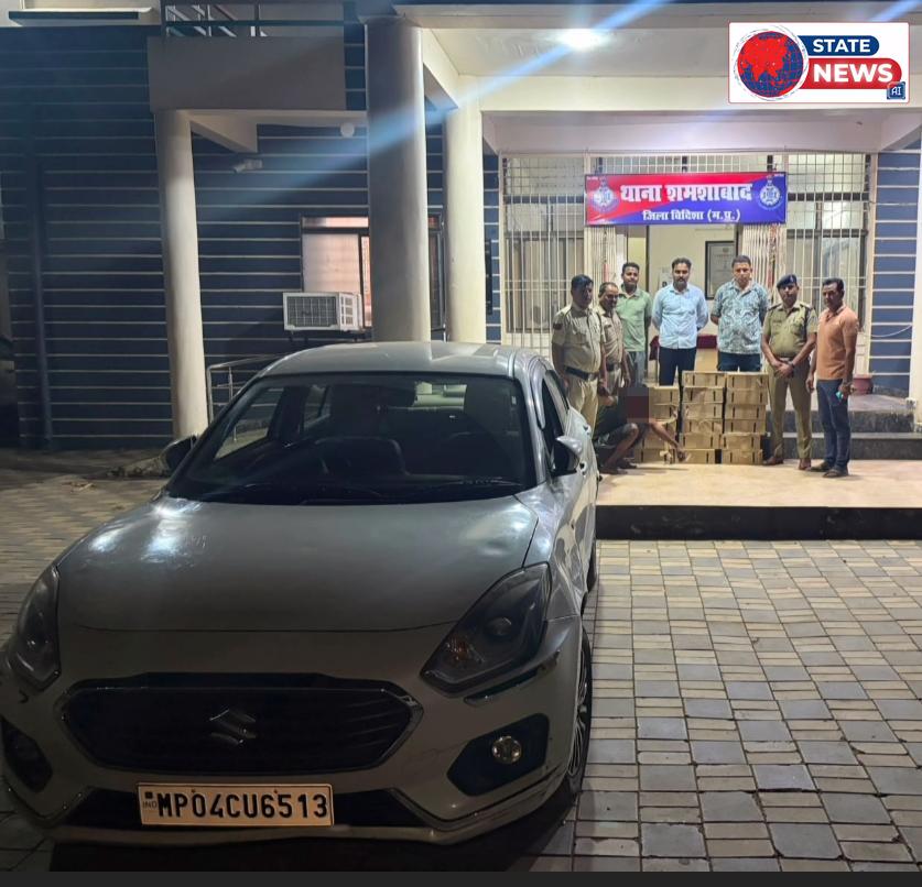 शराब तस्कस्करी पर पुलिस का ‘सर्जिकल स्ट्राइक’: 17 पेटी शराब के साथ कार जब्त, 7 लाख का माल पकड़ा; आरोपी गिरफ्तार