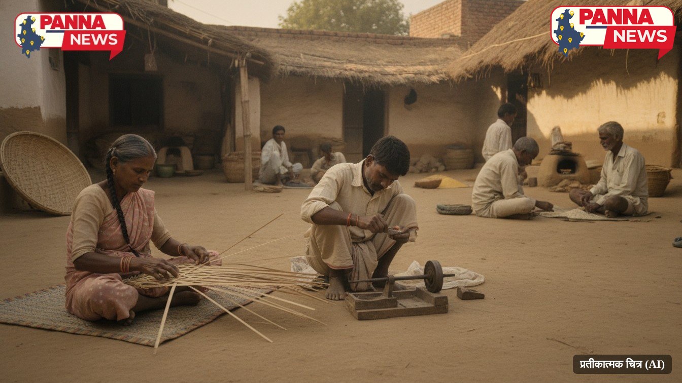 पन्ना के हाथों में हुनर, जेब में कमाई कैसे आए: हीरा तराशी से बांस शिल्प तक कारीगरों और युवाओं के लिए 6 रास्ते