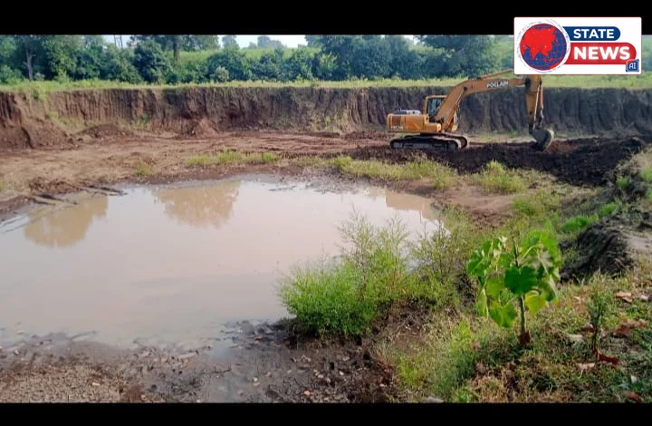 बांधवबारा रेलवे कोल यार्ड के नाम पर खोलखम्हरा में खेतों का सीना छलनी, हजारों डंपर अवैध उत्खनन का सनसनीखेज आरोप