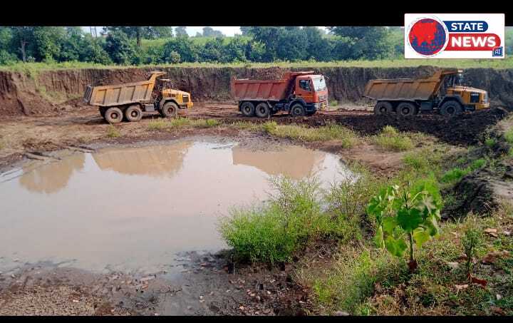 खोलखम्हरा में अवैध उत्खनन का भंडाफोड़