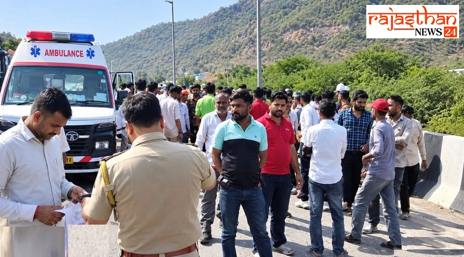 हादसे के बाद मौके पर बने हालात।