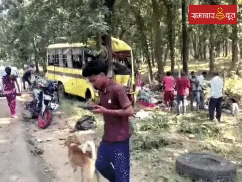 छत्तीसगढ़ में बस हादसा: पेड़ से टकराई बस, 6 लोगों की मौत, 40 घायल
