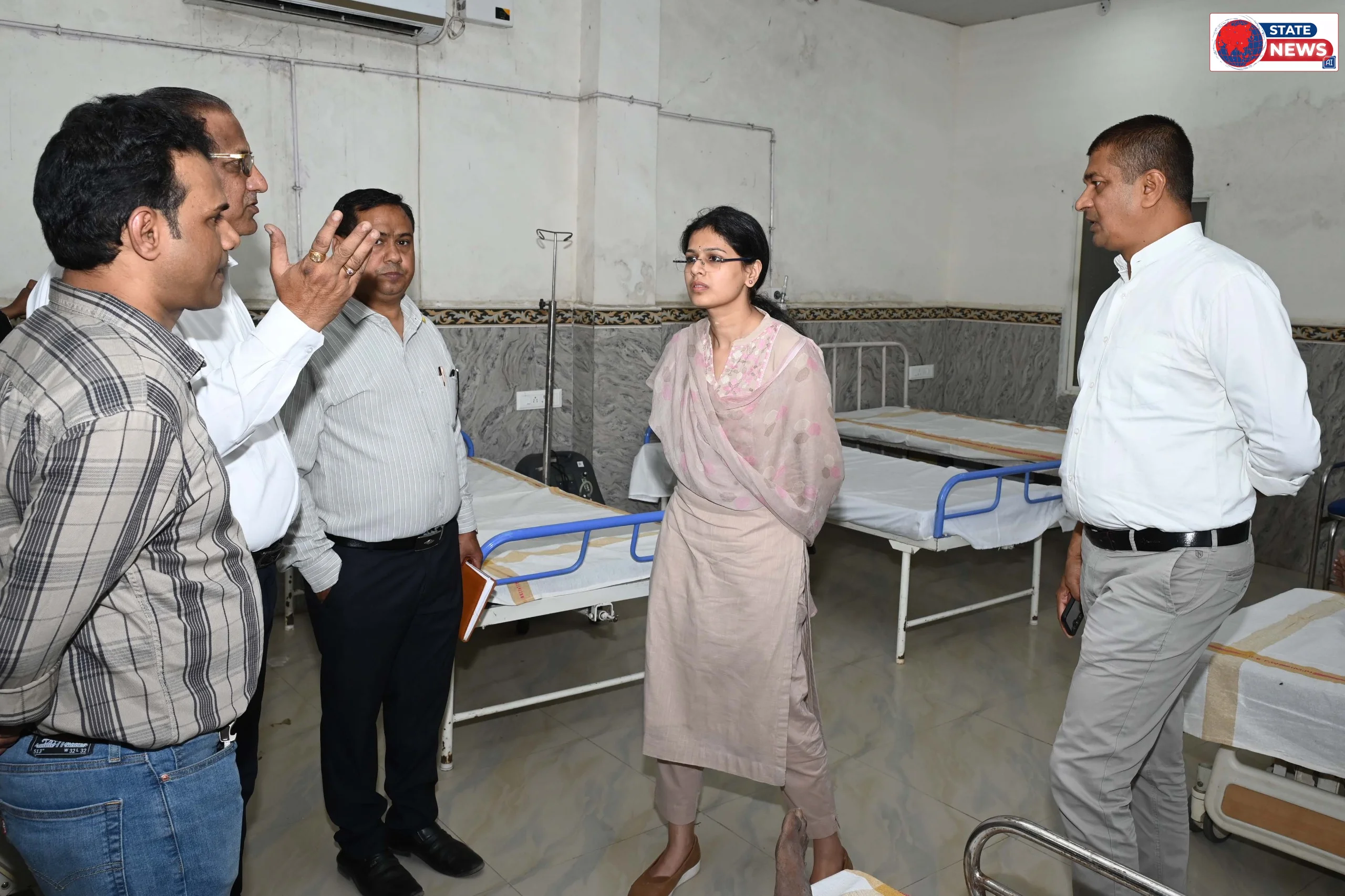 मरीजों को सभी मूलभूत सुविधाएं उपलब्ध कराएं, सीईओ ने दिए निर्देश