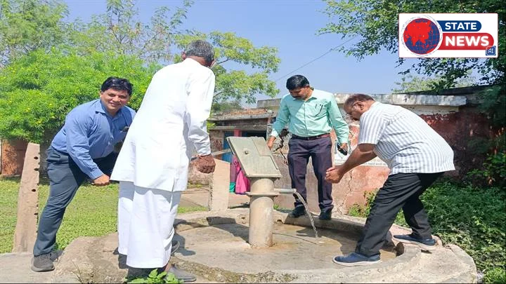 विदिशा: मुख्यमंत्री जन विश्वास अभियान के तहत उत्तमाखेड़ी में पेयजल व्यवस्था का निरीक्षण