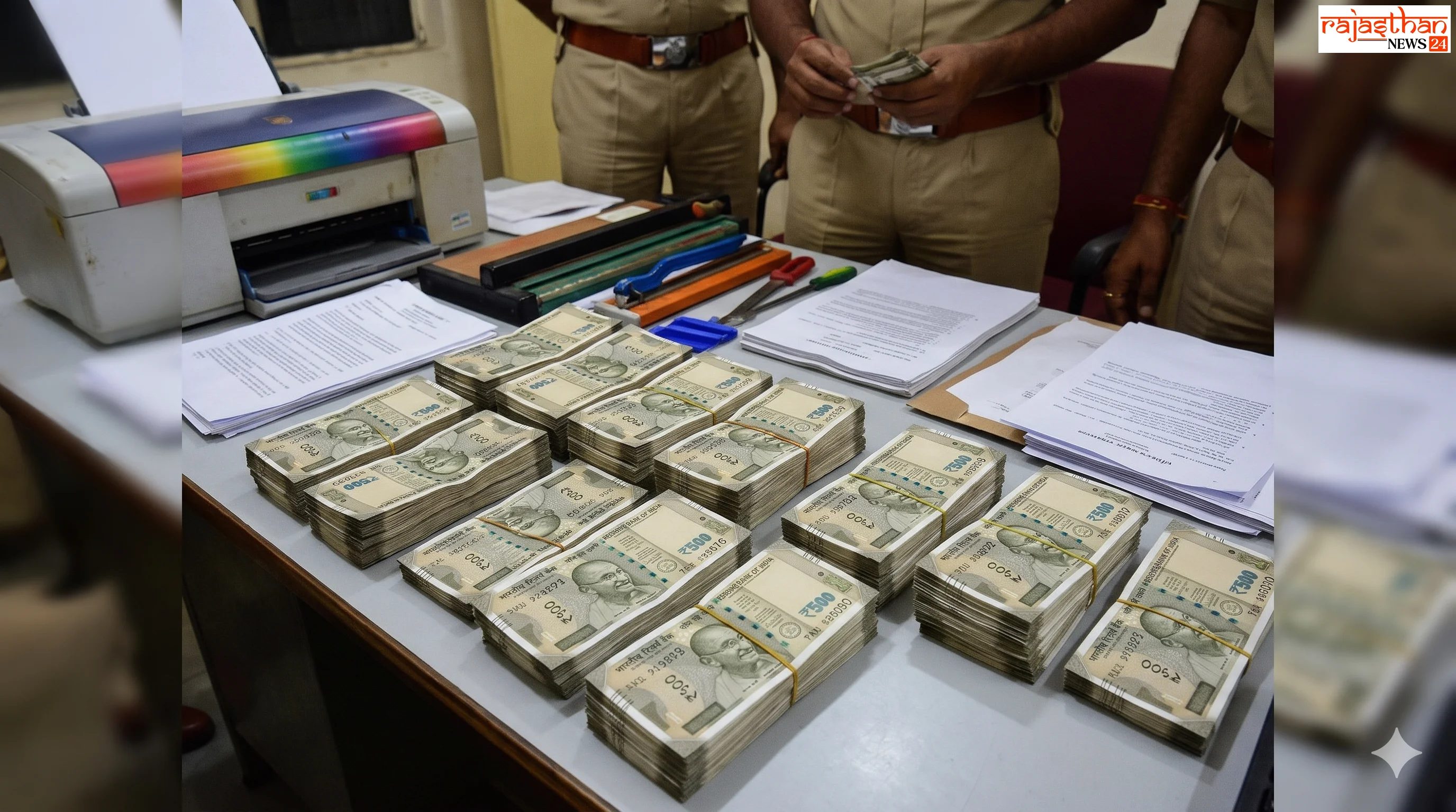 दिवाली पर बाजार में नकली नोट खपाने की तैयारी! जयपुर में 3.45 लाख की झाली करेंसी बरामद  