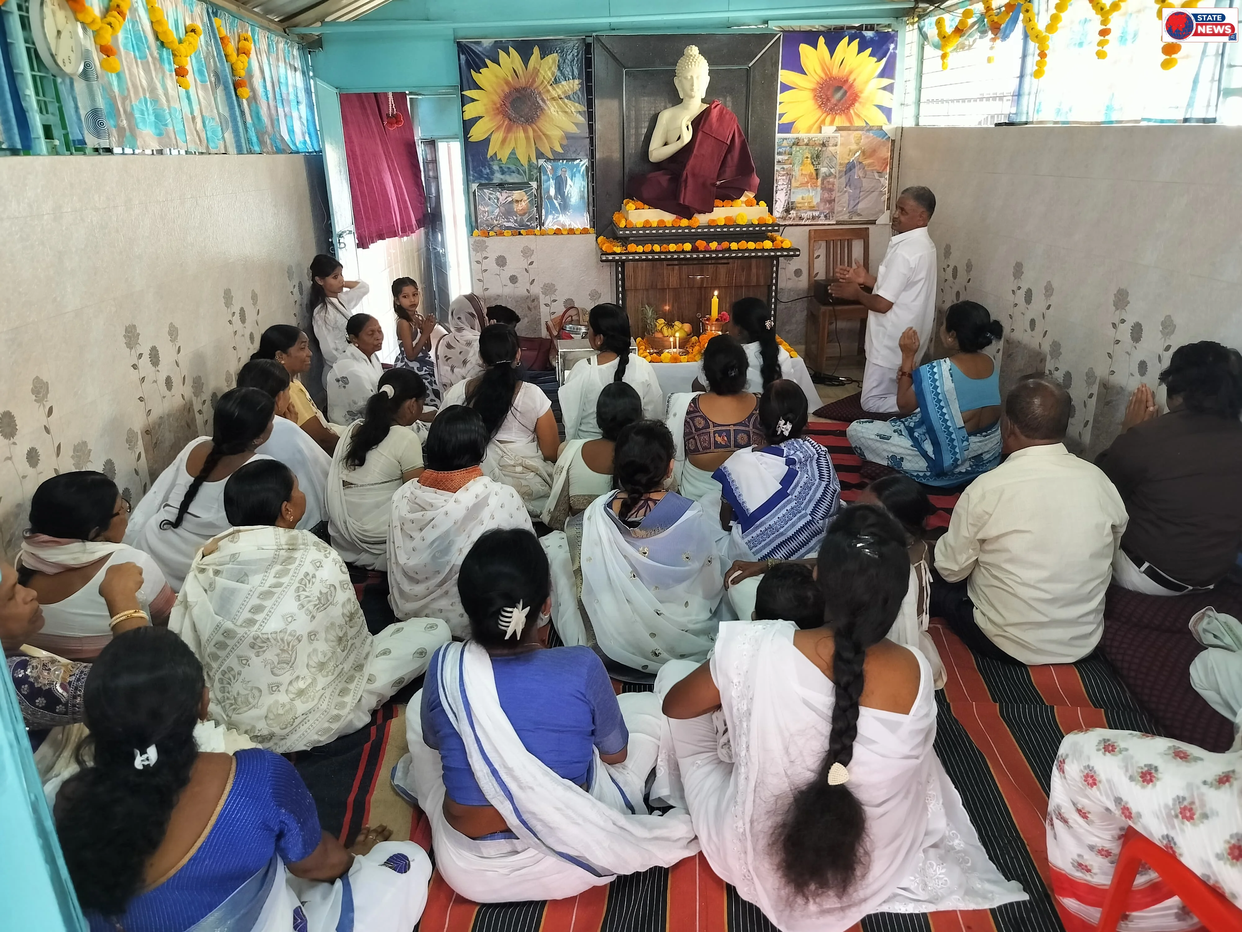 श्रद्धा बुद्ध विहार पर वर्षावास का हुआ समापन।