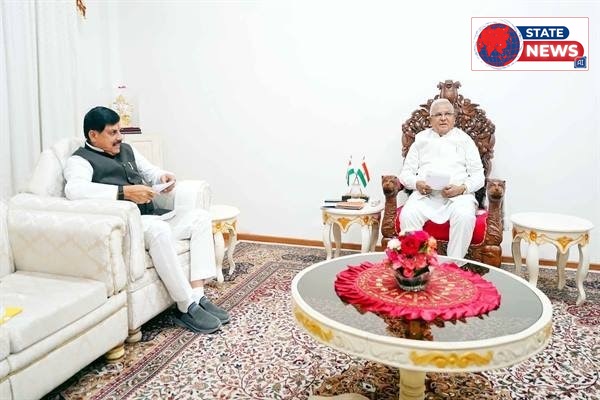 CM Mohan Yadav meets Governor Mangubhai Patel at Lok Bhavan Bhopal