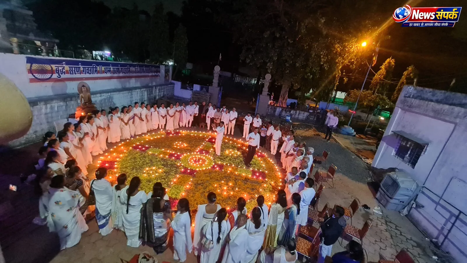 करुणा बुद्ध विहार में भन्ते प्रियबोधि जी के वर्षावास का समापन