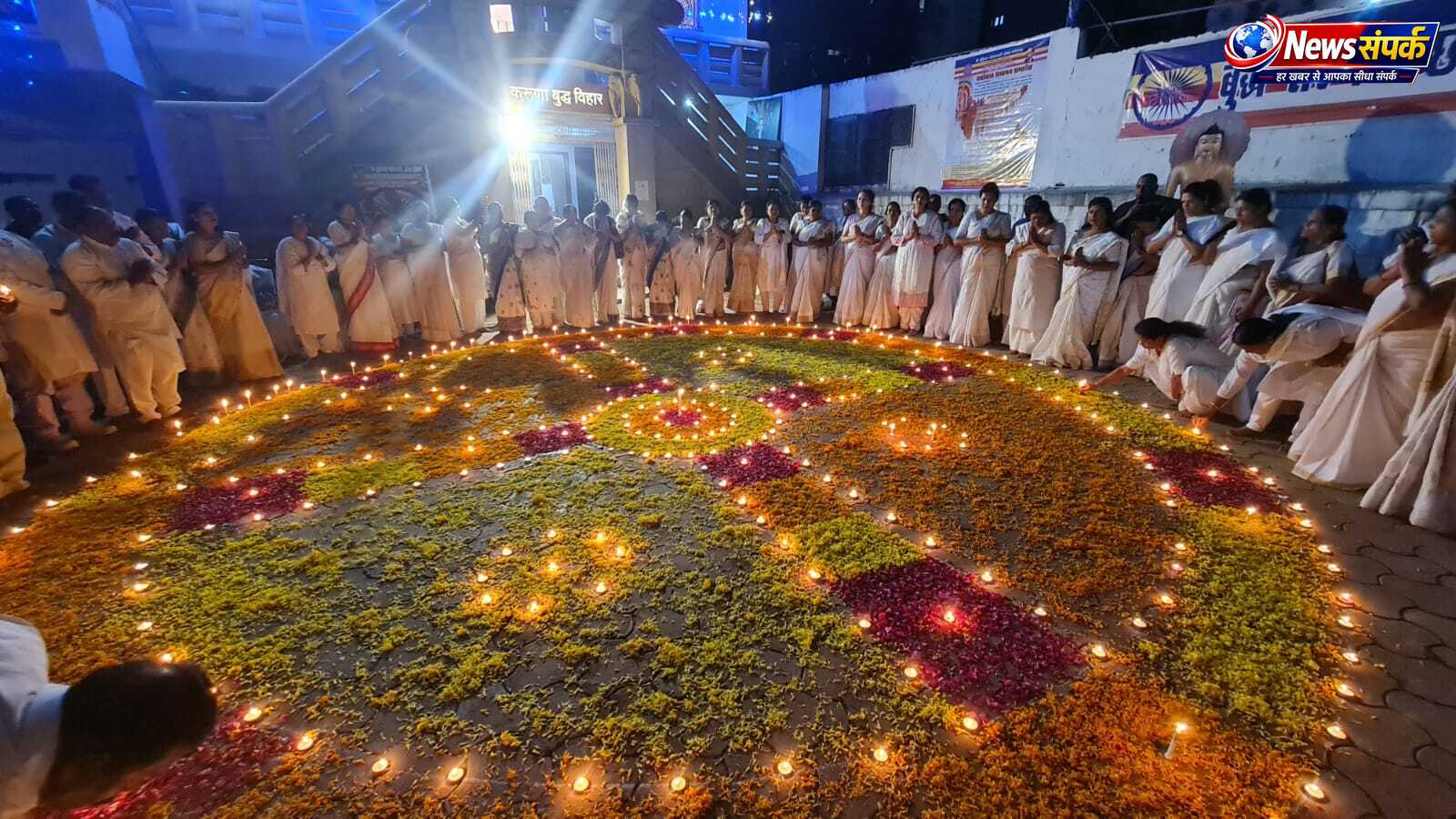 करुणा बुद्ध विहार में भन्ते प्रियबोधि जी के वर्षावास का समापन