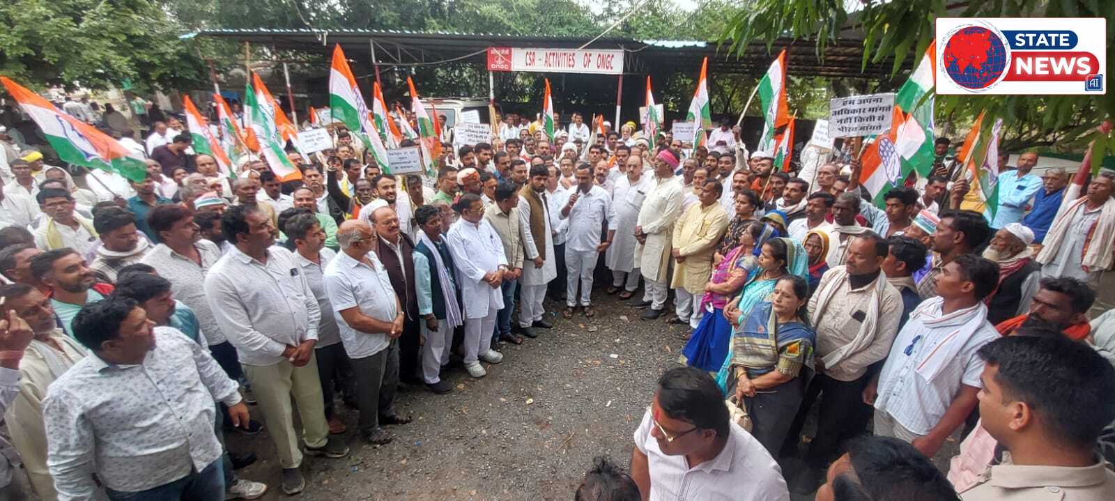 केसली में कांग्रेस का प्रदर्शन: हर्ष यादव के नेतृत्व में सड़कों पर उतरे किसान, सरकार को अल्टीमेटम