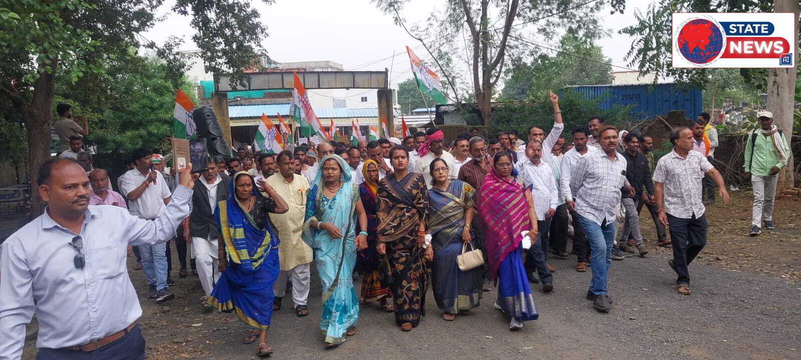 केसली में कांग्रेस का प्रदर्शन: हर्ष यादव के नेतृत्व में सड़कों पर उतरे किसान, सरकार को अल्टीमेटम