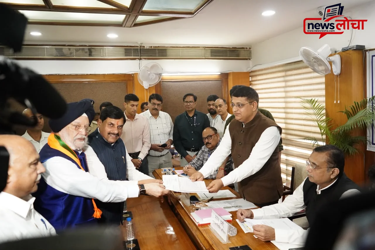 हरदीप सिंह पुरी ने दाखिल किया नामांकन
