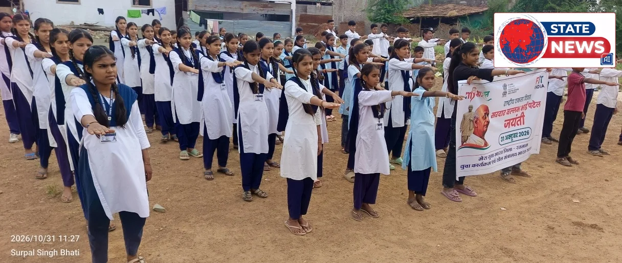 सरदार पटेल जयंती पर लूणी में दौड़े युवा, रन फॉर यूनिटी से दिया राष्ट्रीय एकता का संदेश