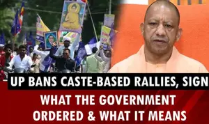 उत्तर प्रदेश की योगी सरकार का जाति-आधारित रैलियों पर प्रतिबंध: एक व्यापक विश्लेषण