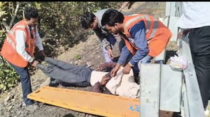 एनएस44 हाइवे पर अज्ञात वाहन की टक्कर से युवक की मौत, पुलिस जांच में जुटी