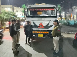 विदिशा:- ओवरलोड वाहनों पर विदिशा पुलिस की बड़ी कार्रवाई