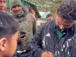 ऋषभ पंत ने आदि कैलाश में आईटीबीपी जवानों के साथ हौसला बढ़ाया...