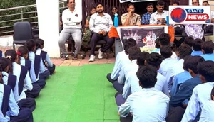 Umriya ke bannoda gramin Kshetra mein schoolon mein chalaya Gaya Nasha Mukti abhiyan