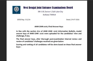 West Bengal Nursing Exam Results Announced Check WBJEEB Website for ANM and...