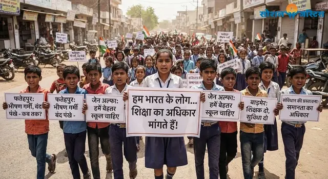 जब बच्चे शिक्षा के अधिकार के लिए सड़कों पर उतरने लगें हम भारत के लोग... आखिर जिम्मेदारी किसकी है?
