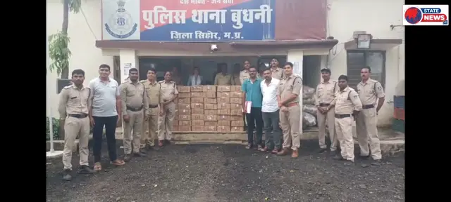 बड़ी मात्रा में अवैध शराब जब्त, आरोपी फरार