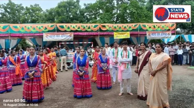 नर्मदापुरम जिले की पिपरिया नगर में हर्षोल्लास और उमंग के साथ मनाया गया स्वतंत्रता समारोह।