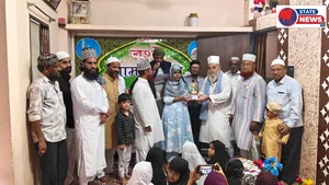 *जश्ने ईद मिलादुन्नबी पर मदरसा के बच्चों का दीनी प्रोग्राम, बच्चों ने नआत शरीफ, हदीस और सवाल-जवाब में दिखाया अपना हुनर*