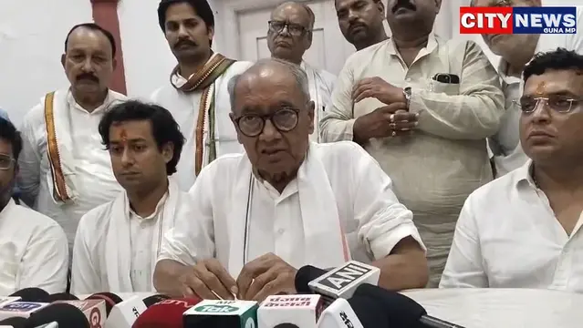 GUNA NEWS :धार्मिक चंदे के उपयोग पर दिग्विजय सिंह ने VHP को घेरा, राम मंदिर ट्रस्ट में संतों को शामिल करने की मांग