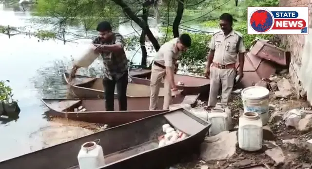 कैलपुरा में अवैध शराब के खिलाफ पुलिस की बड़ी कार्रवाई