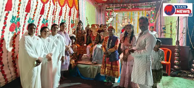 केसली में गणेश पंडाल में ब्रह्माकुमारीज़ ने दी सांस्कृतिक प्रस्तुति