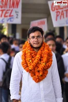 पहली बार चुनाव लड़कर दिल्ली विश्वविद्यालय के रामजस कॉलेज छात्रसंघ में केंद्रीय...