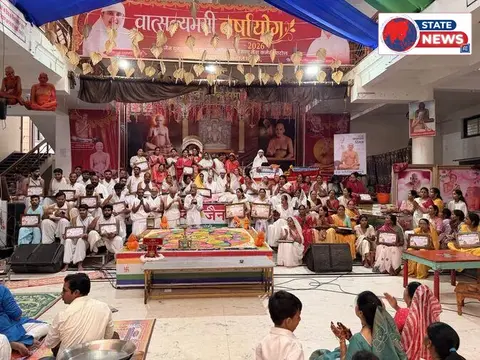 🌸 तपस्वियों का अभिनंदन, साधना का वंदन 🌸  सोलहकारण एवं दशलक्षण पर्व की कठिन तपस्या करने वाले साधकों का हुआ सम्मान  