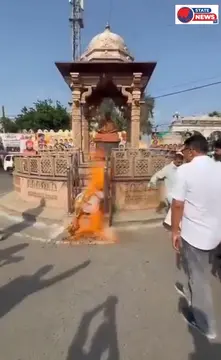 कांग्रेस का जोरदार प्रदर्शन कोतवाली के पास