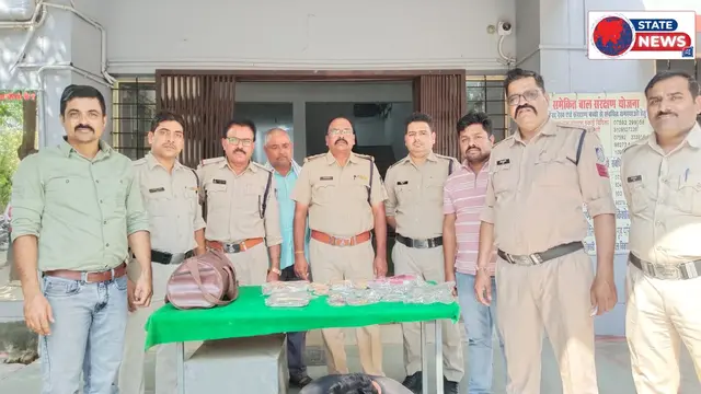 शहर पुलिस ने ड्रीमसिटी कॉलोनी की नकबजनी का किया खुलासा
