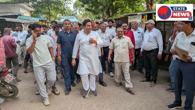 नवीन तहसील भवन त्योंथर का विधायक सिद्धार्थ तिवारी ने किया निरीक्षण, अधिवक्ताओं के लिए 20 लाख के शेड की घोषणा