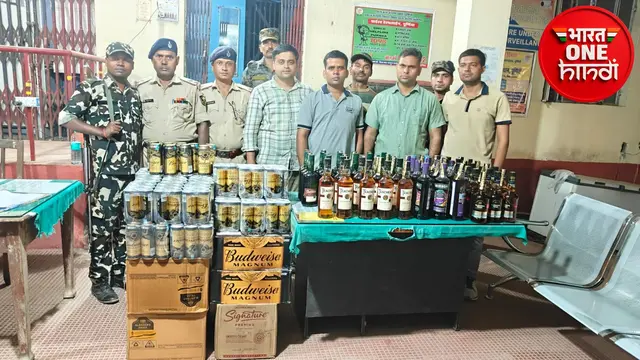 पूर्णिया में के.हाट थाना पुलिस की बड़ी कार्रवाई, लॉज से 234 लीटर विदेशी शराब बरामद