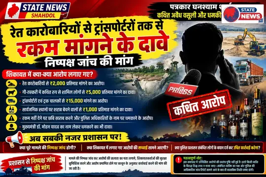  बड़ी खबर | कथित वसूली के आरोपों से मचा हड़कंप!