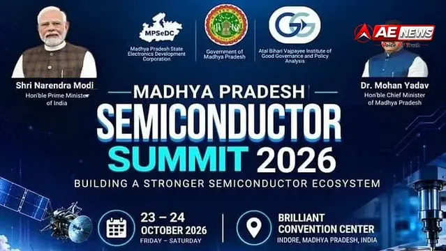 इंदौर में 23-24 अक्टूबर को ‘MP सेमीकंडक्टर समिट-2026’: ₹6,200 करोड़ के बड़े निवेश पर नजर