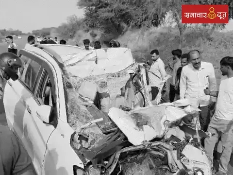 राजस्थान में भीषण सड़क हादसा: तेज रफ्तार कार ट्रक से टकराई, 6 की दर्दनाक मौत